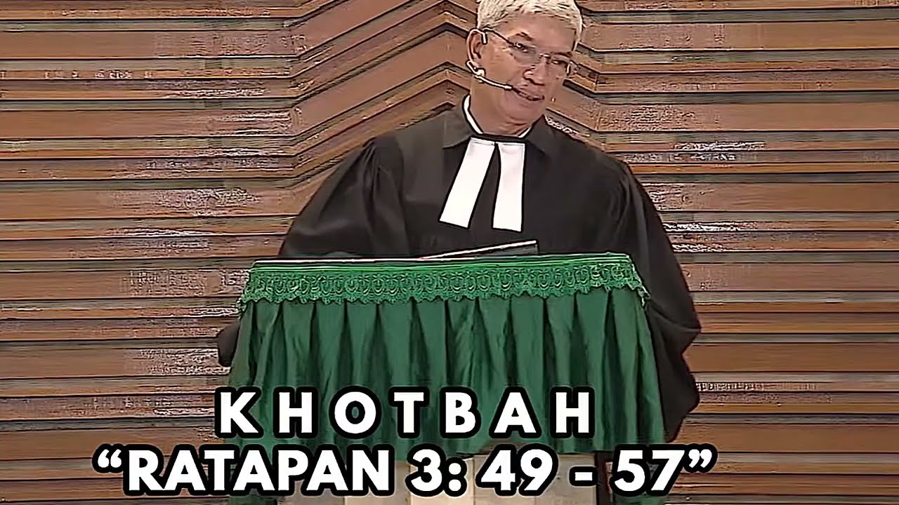 Khotbah Minggu Ratapan 3:49-57 Pdt Martunas Manullang