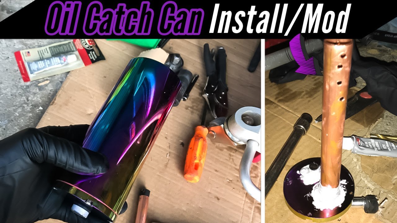 Oil Catch Can Mod Project: How to Improve and Make Cheap Oil Cans Baffled | DIY