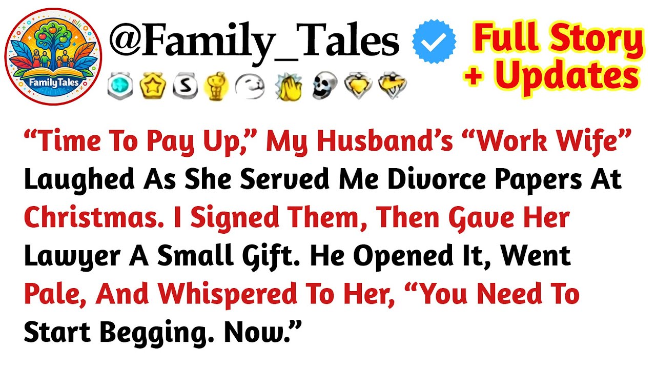 “TIME TO PAY UP,” My Husband’s “Work Wife” Laughed as She Served Me Divorce Papers on Christmas