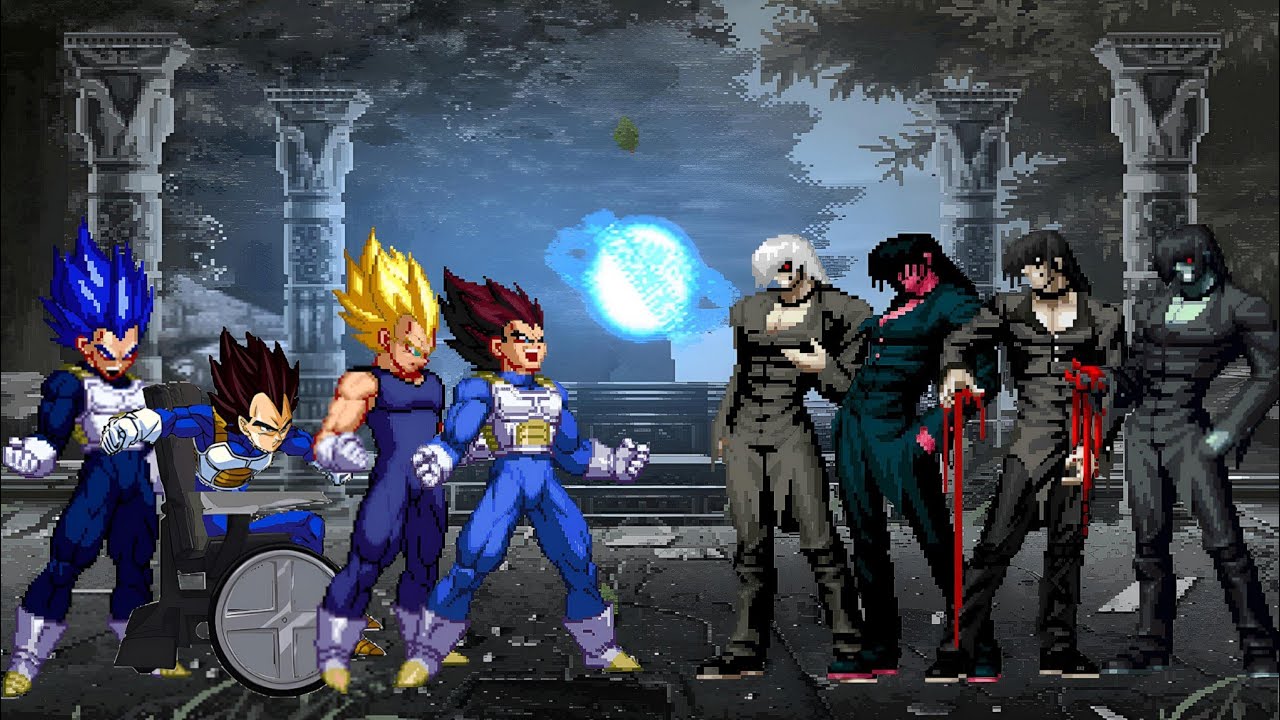[DBZ vs KOF] Vegeta Team vs Element Team
