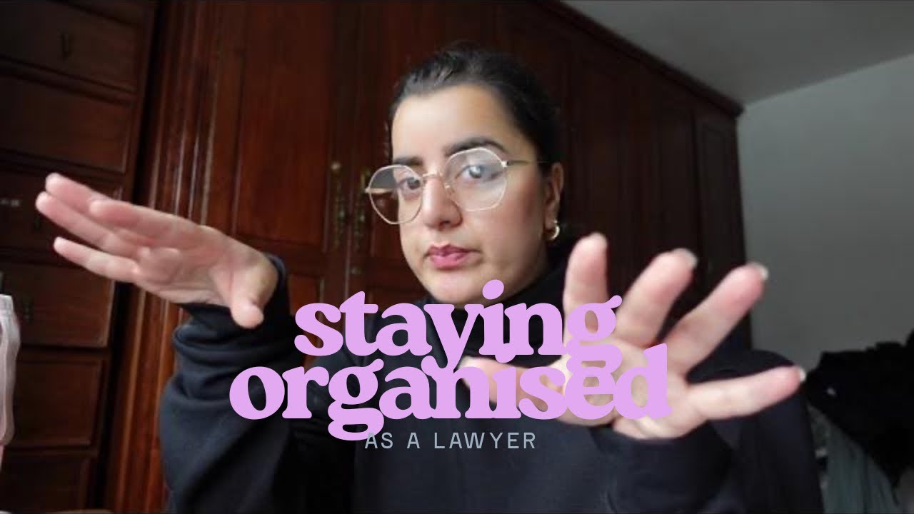 how I stay organised as a lawyer ♡ london girl vlog