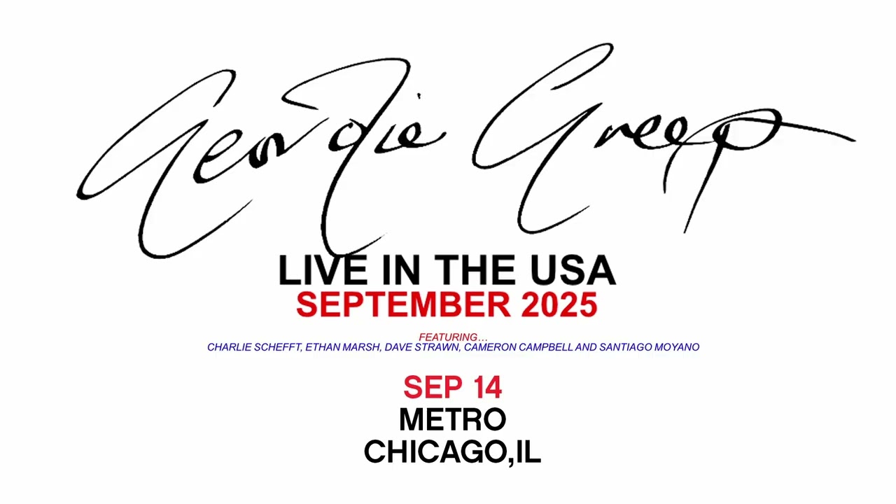 Geordie Greep - Live in Chicago - Full Set Audio (Metro - 9/14/25)