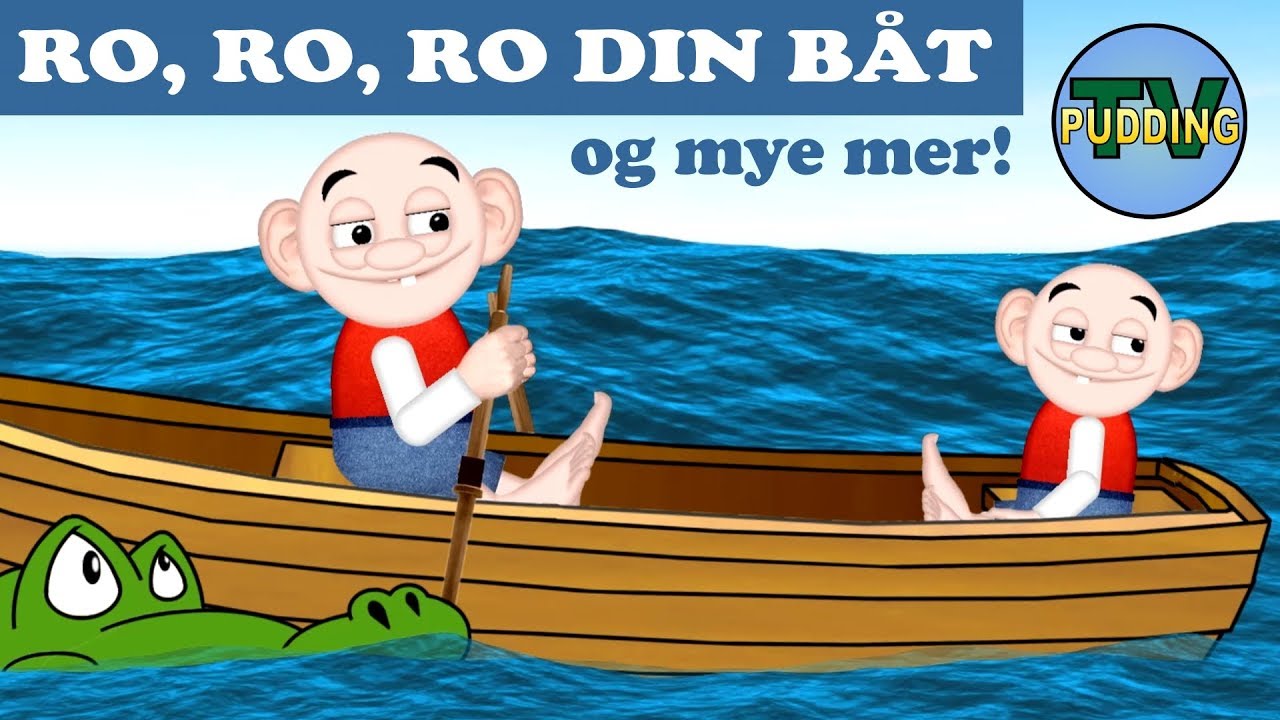 Ro, ro, ro din båt - og mye mer! | Norske barnesanger MIX