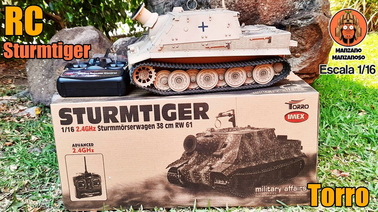 Sturmtiger RC: Torro  1/16 (Unboxing) Parte-1