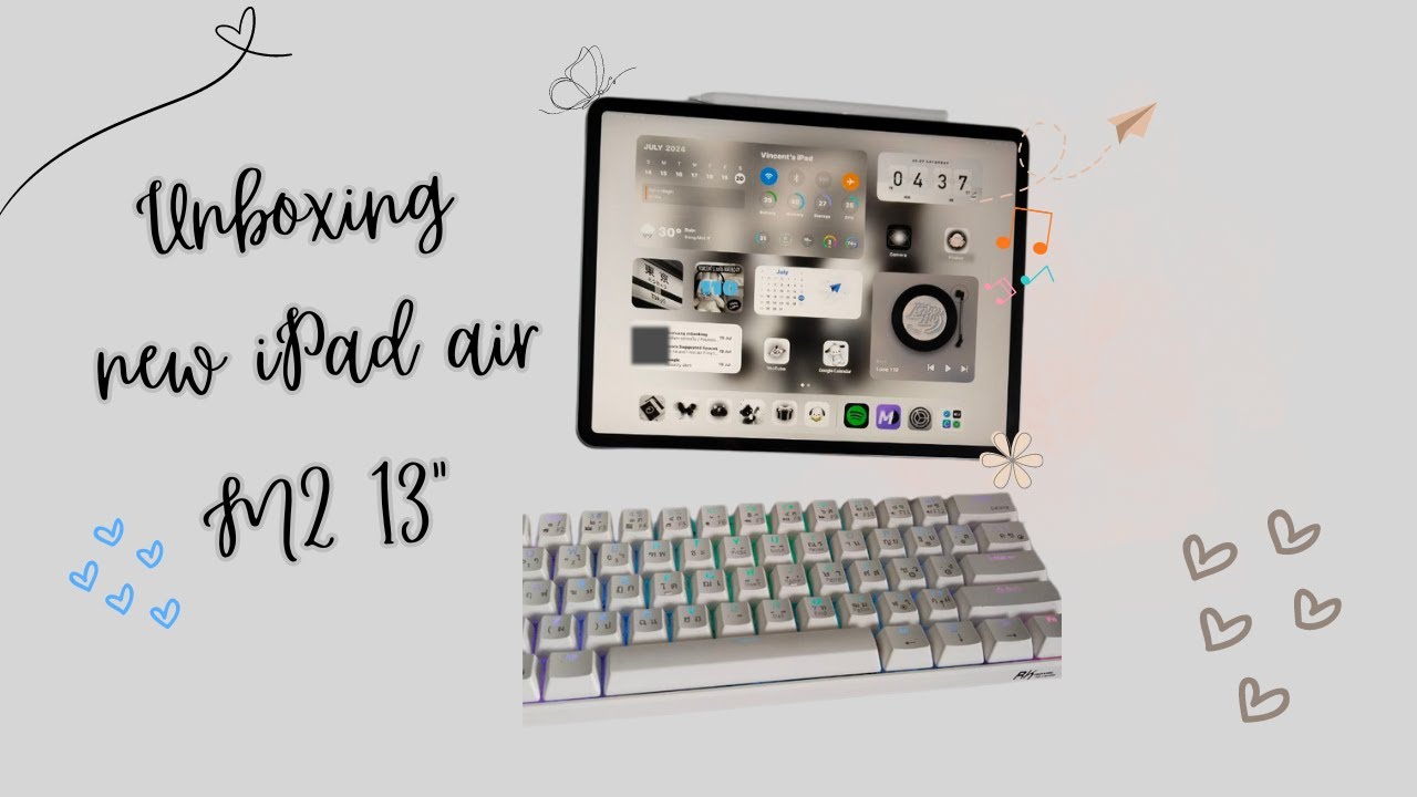 Unboxing new iPad air M2 13 inch 💫✨