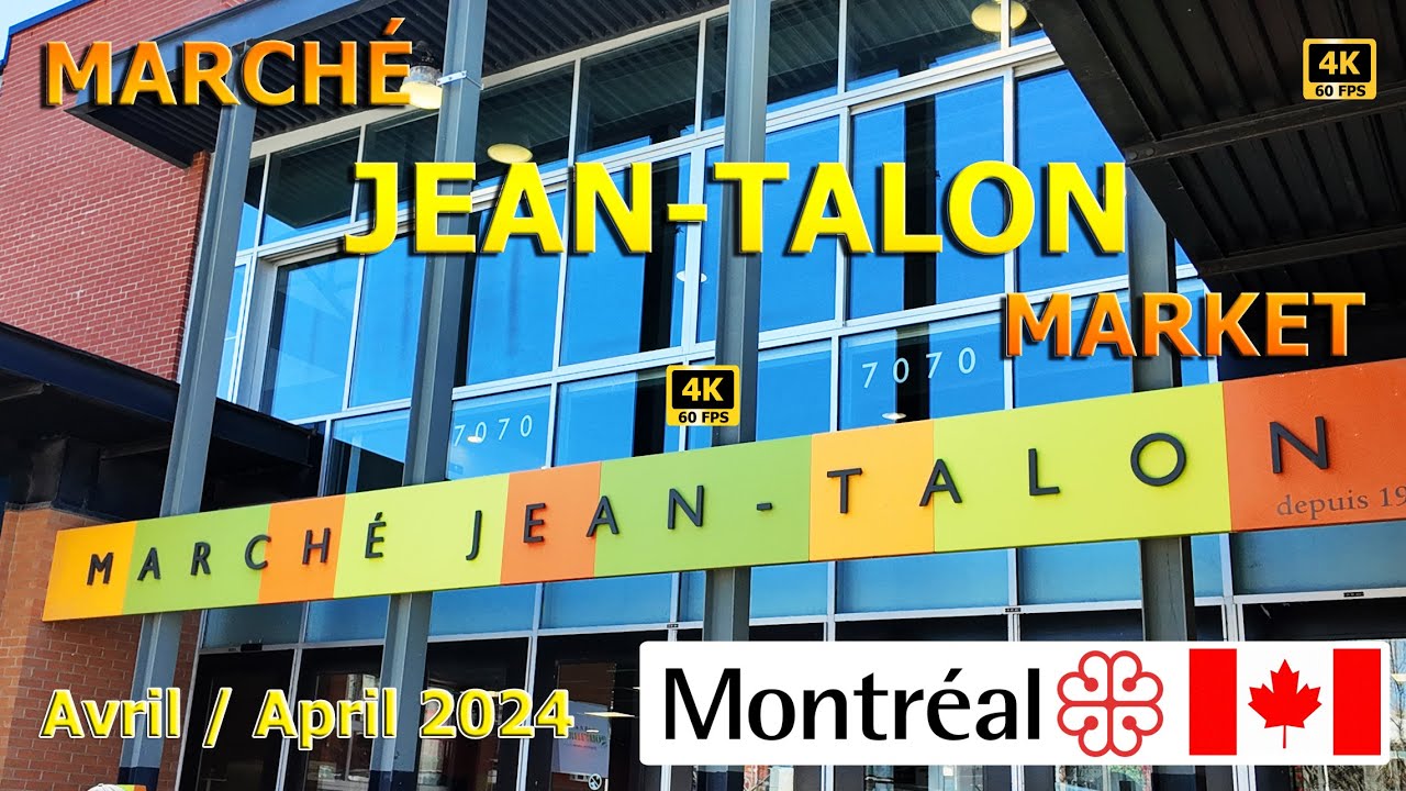Marché Jean talon de Montréal, walking tour, Montréal Quebec