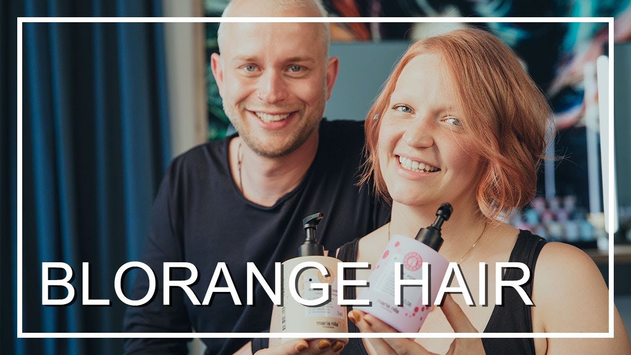 Blorange Hair Tutorial | Summer Hair Trend mit Maria Nila