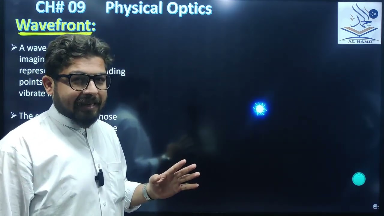 Lec #01|| Physical Optics || CH#09 || By: Afnan Bakht