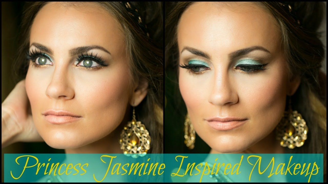 Princess Jasmine Halloween Makeup Tutorial | Angela Lanter