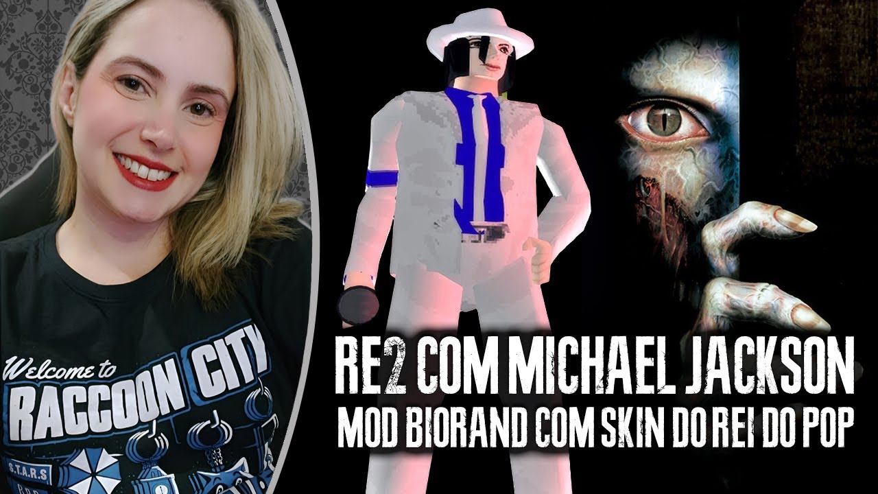 Jogando RESIDENT EVIL 2 com SKIN DO MICHAEL JACKSON (mod BIORAND)!