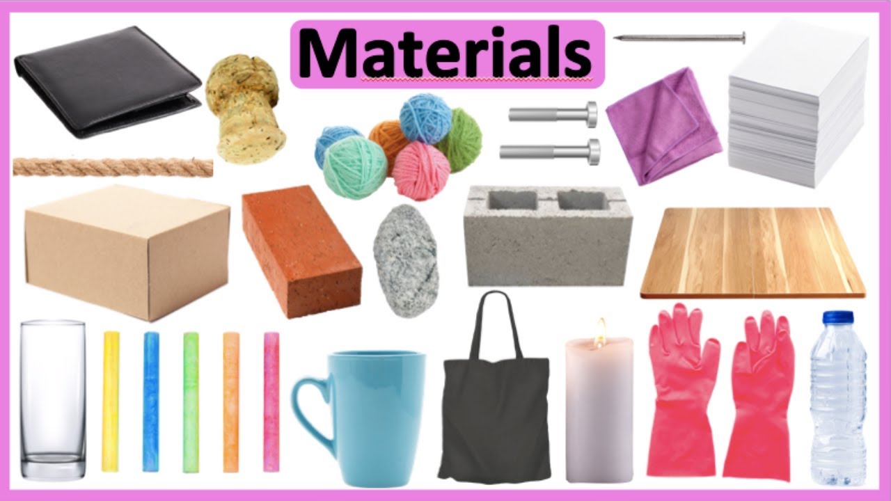 15+ MATERIALS IN ENGLISH 🧱🥛 | Improve vocabulary & pronunciation