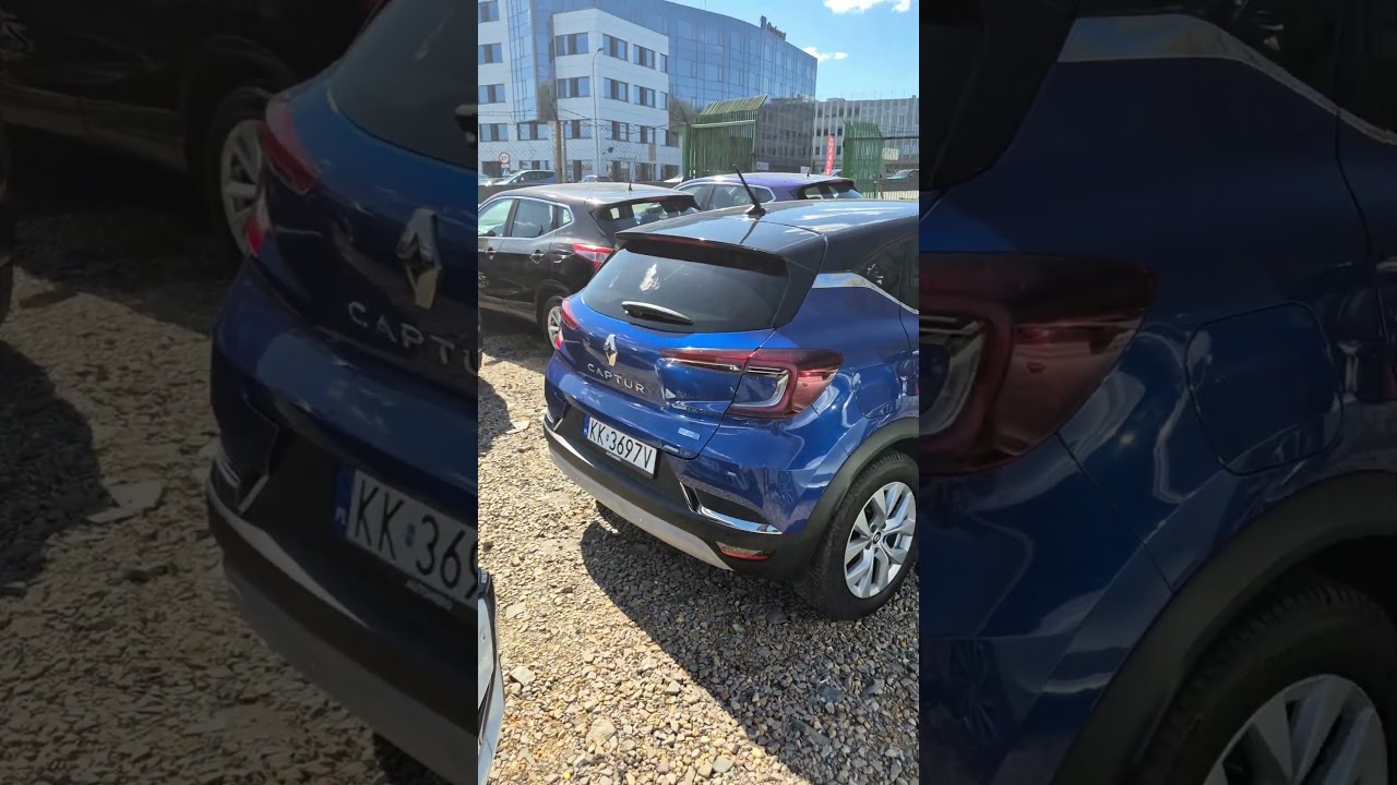 Nowocześnie budżetowo Hybrydowo Renault Captur 💛 #samochody #reels #shorts #motoryzacja #renault