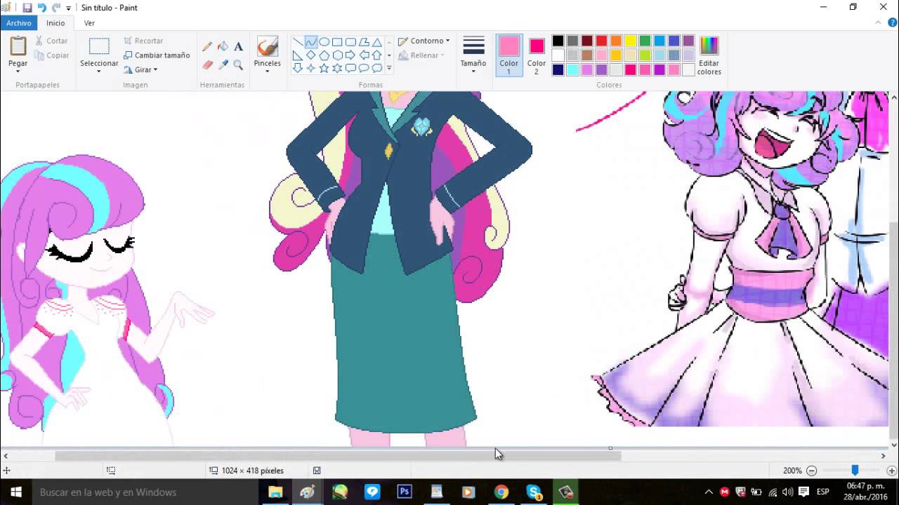 MLP SpeedPaint Flurry Heart & Cadence EQG