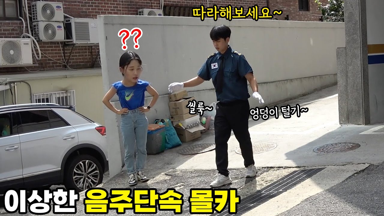 SUB) 이상한 음주단속으로 동생 조지기ㅋㅋㅋㅋㅋ #리액션맛집