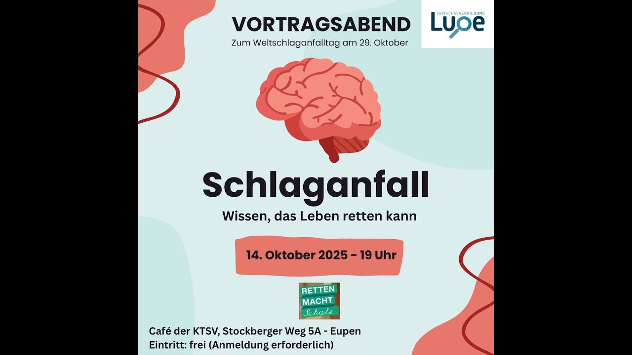 Vortrag Schlaganfall: Wissen, das Leben retten kann
