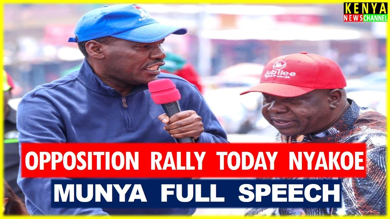 NO NONSENSE Peter Munya Deconstructs Rutob badly with Matiangi, Gachagua & Kalonzo in Nyakoe