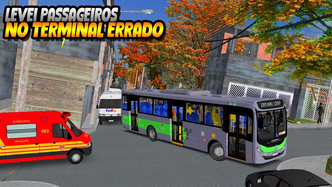 LEVEI OS PASSAGEIROS PARA O TERMINAL ERRADO E TIVE QUE VOLTAR - OMSI 2