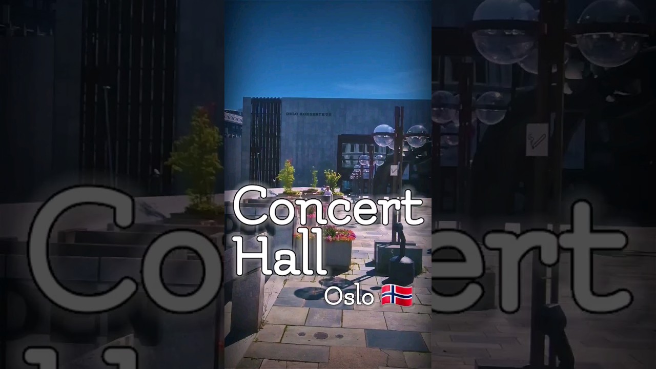 Concert Hall in Oslo, Norway,  #short #shrots #shortvideo