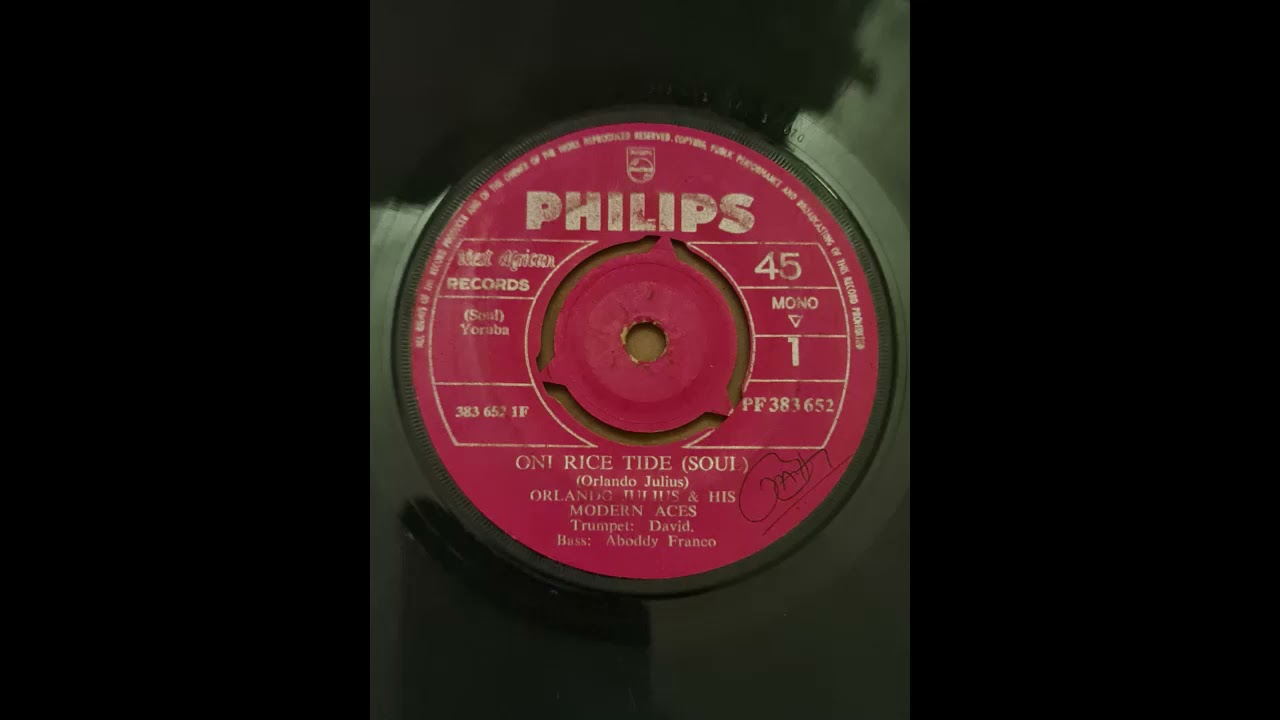 Orlando Julius & His Modern Aces - Oni Rice Tide (Afro Soul)