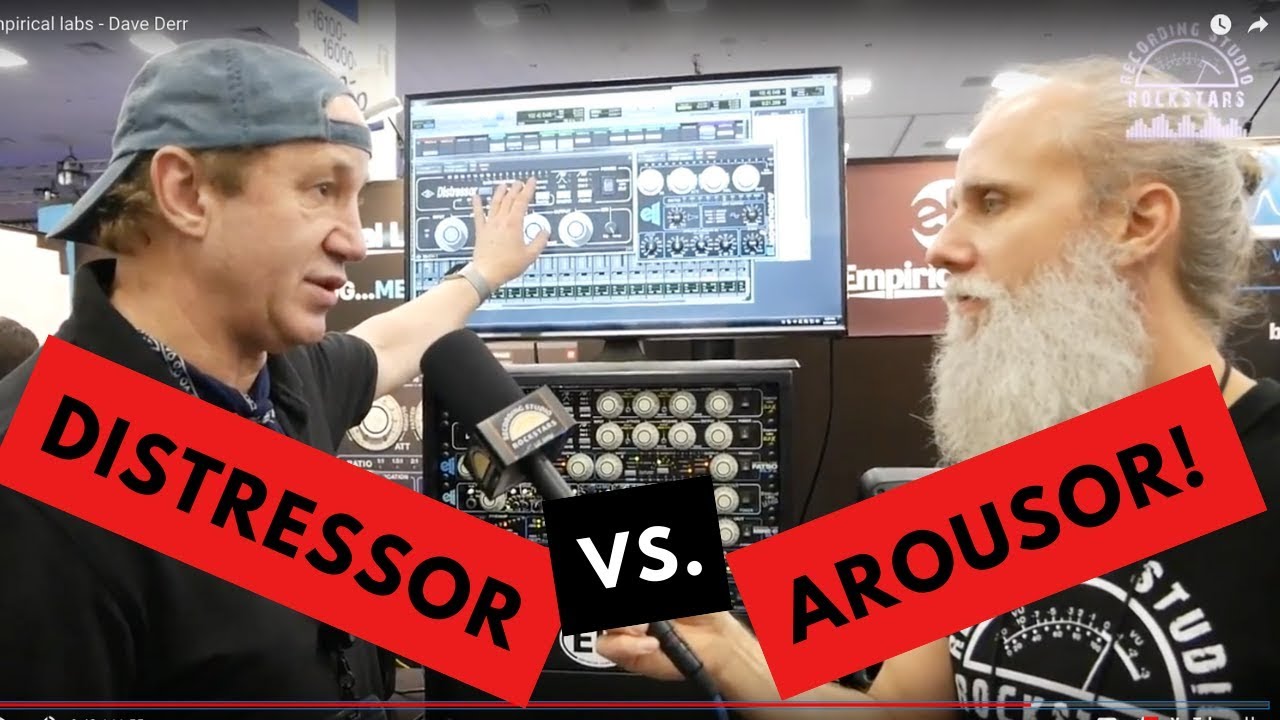 UA Distressor vs. Empirical Labs Arousor plugins at NAMM 2018 - Lij Shaw Interviews Dave Derr