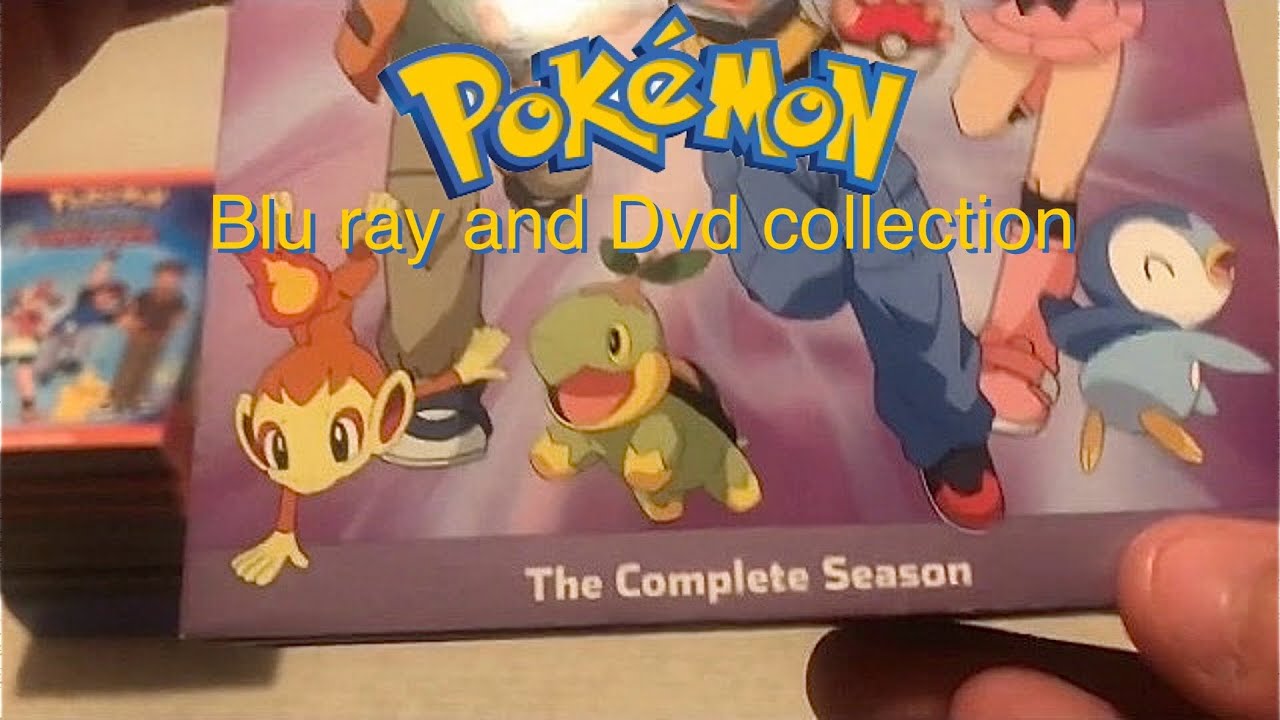 Pokémon Blu ray and Dvd collection