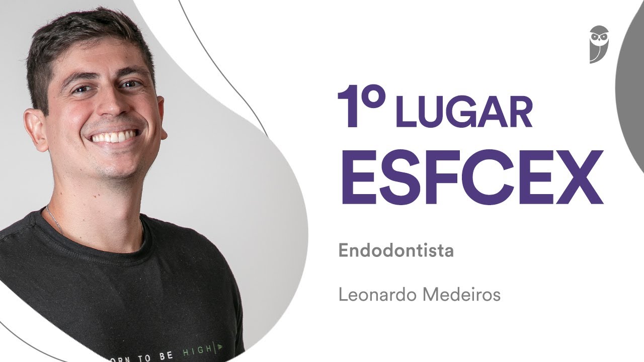 Concurso Esfcex: Bate-papo com o 1º lugar no cargo de Endodontista, Leonardo Medeiros