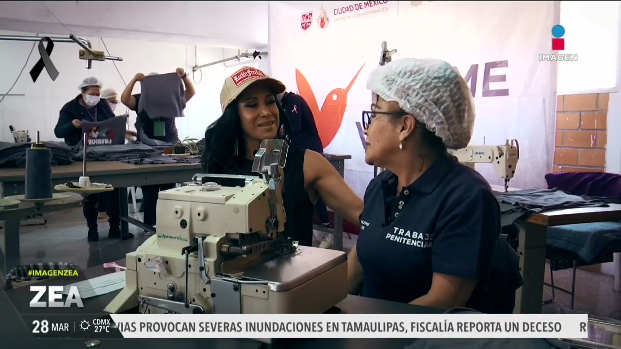 Mujer en el penal de Santa Martha Acatitla habla de su trabajo como costurera | Francisco Zea