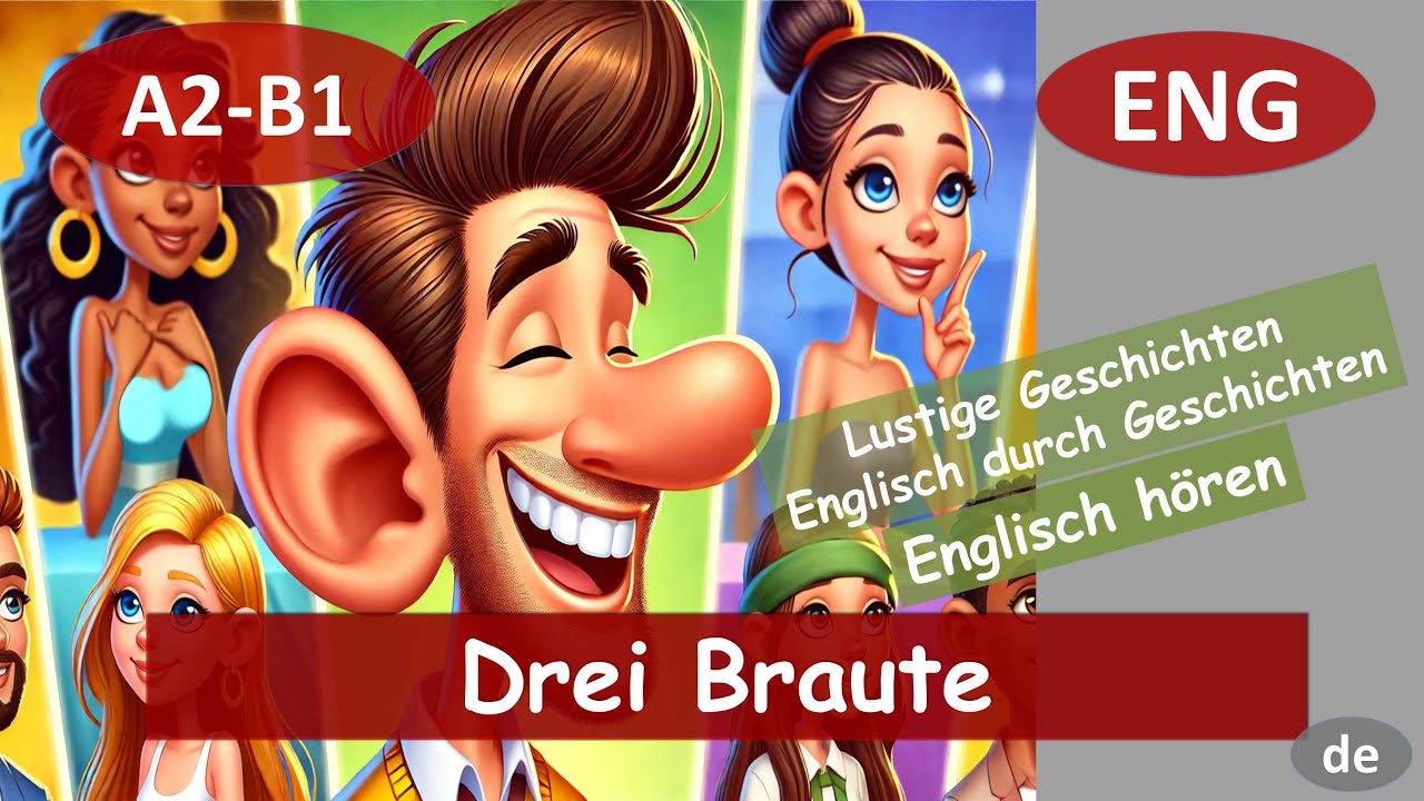 Drei Braute. Englisch mit lustigen Geschichten. Fur Anfanger (A2-B1). Englisch horen