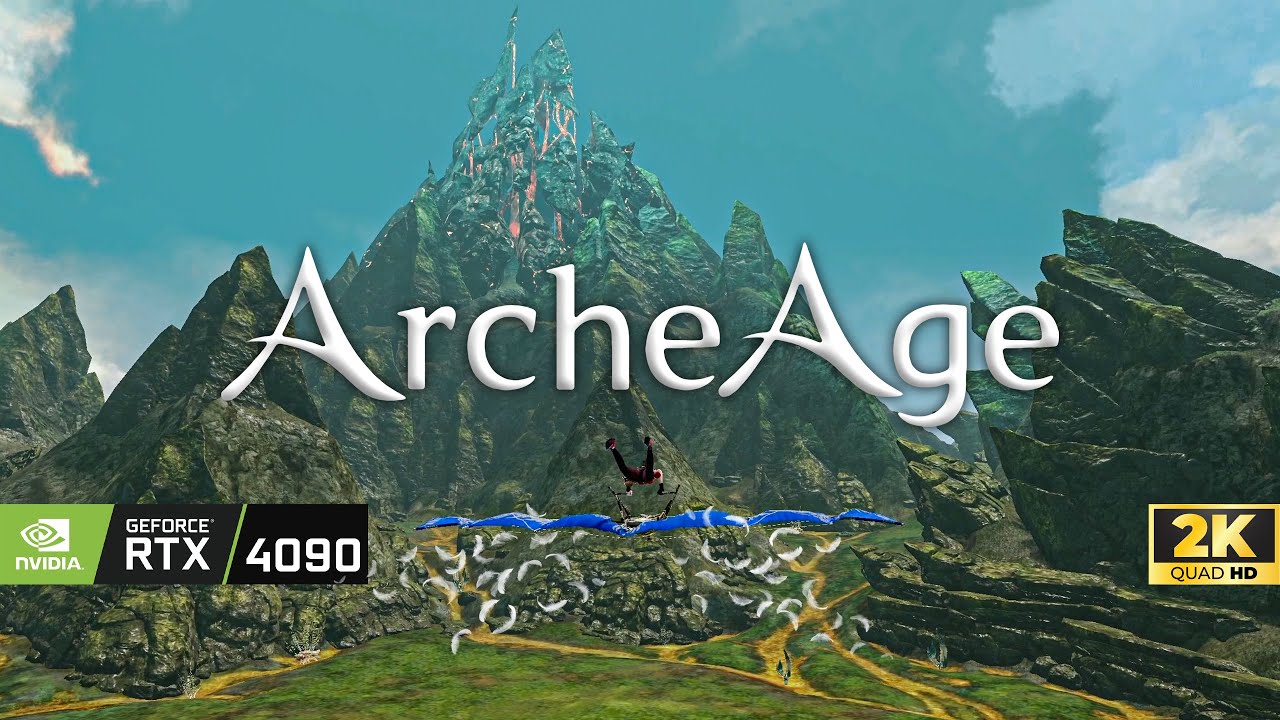 ArcheAge Travel Adventure to Secret Spots &bull; Maximum Quality Settings &bull; 2K QHD &bull; RTX 4090