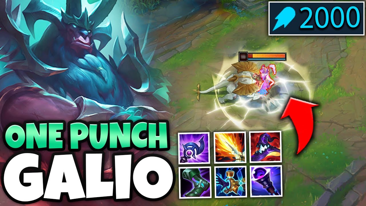 Galio but I'm Max AP and kill you with One Punch (on repeat)