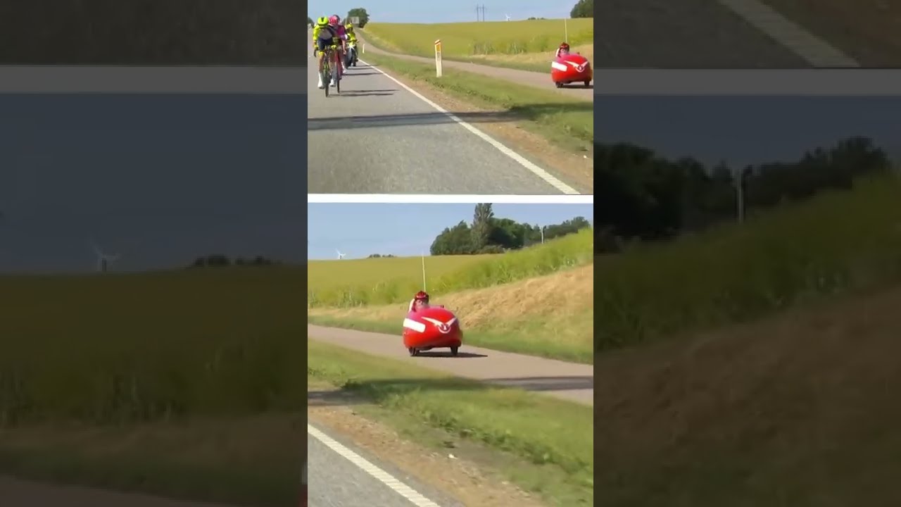 Things you don't often see at Tour de France 👀 😅 #shorts | Eurosport