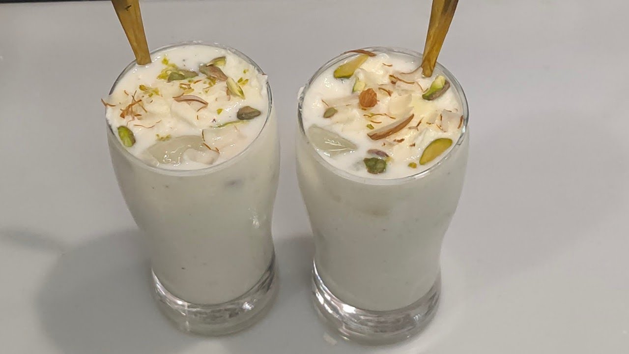 ड्रायफ्रूट लस्सी #MinaAnand kitchen 