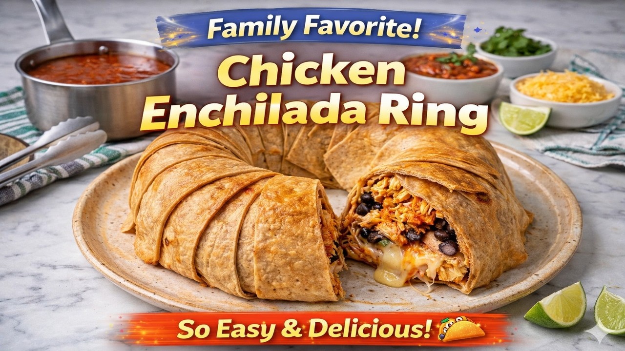 Upside Down Chicken Enchilada Ring 🌮🔥