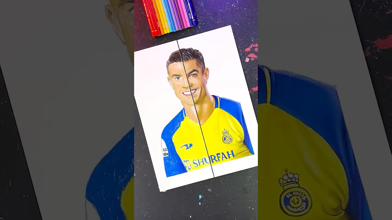 Drawing a surprise for @cristiano 🏆