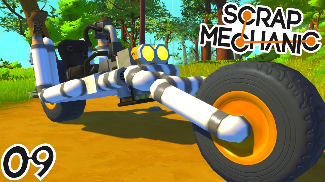 CONSTRUCTION D'UNE MOTO ! | Scrap Mechanic ! #Ep9