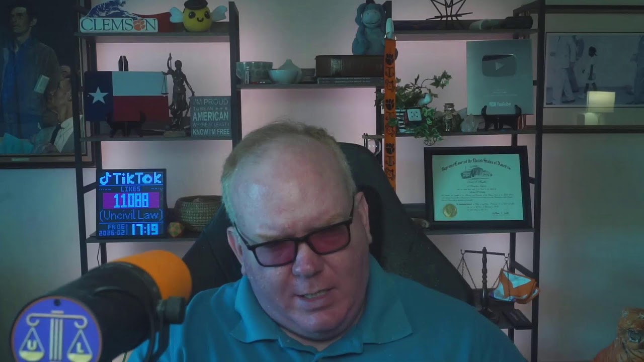 Legal Eagle Just Can't Help Himself