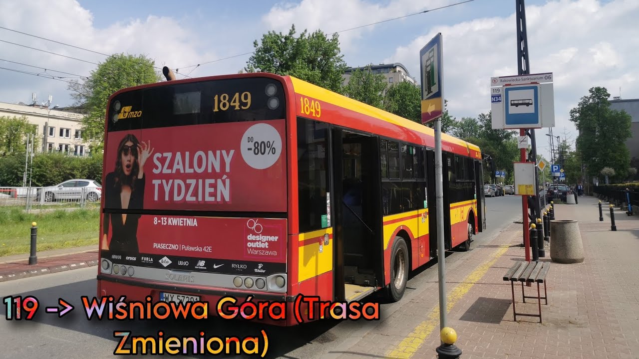 [🚍] Solaris Urbino 18 III #1849 [MZA Warszawa] - linia 119