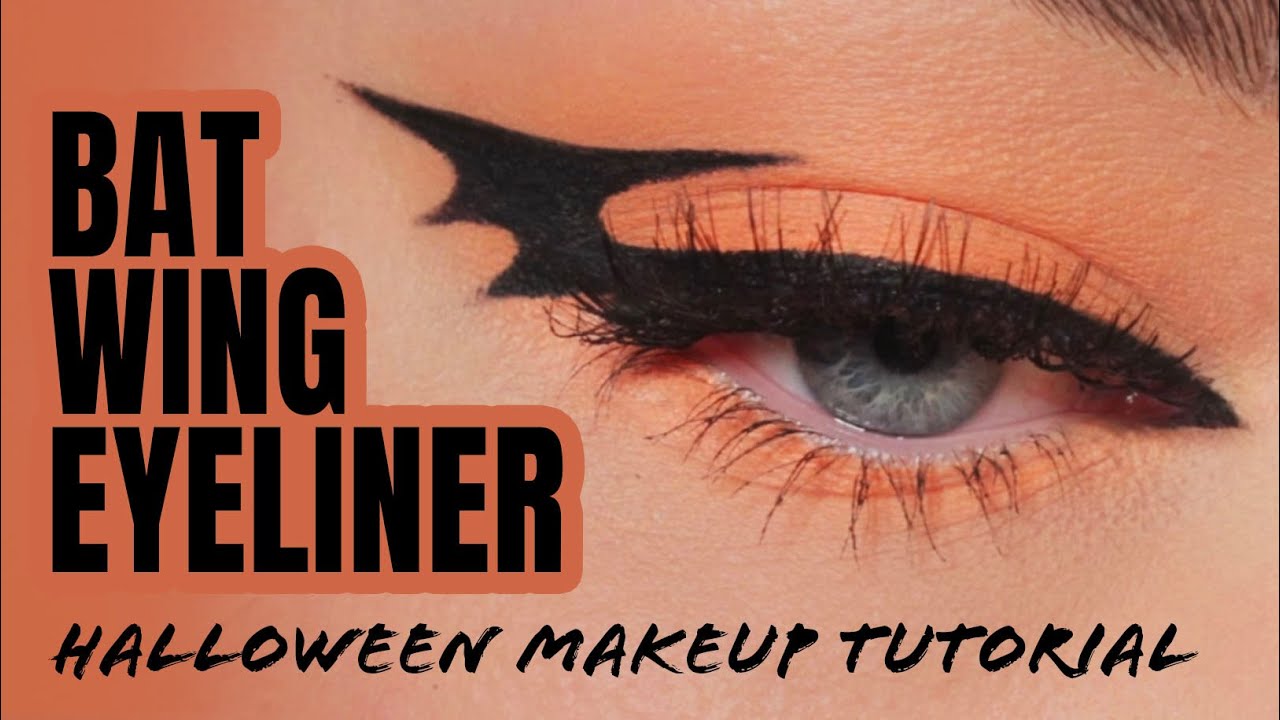 Bat Wing Halloween Makeup Tutorial 🎃 | Easy Spooky Eyeliner Using Posh Beauty Play Pots