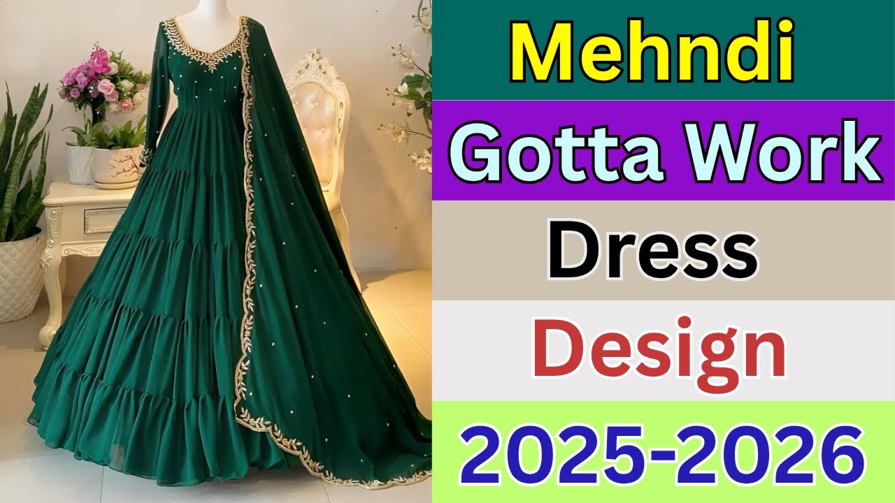 Top New Gotta Work Dress Design 2025-2026||Gotta Patti Dresses||Gotta work Frock Design
