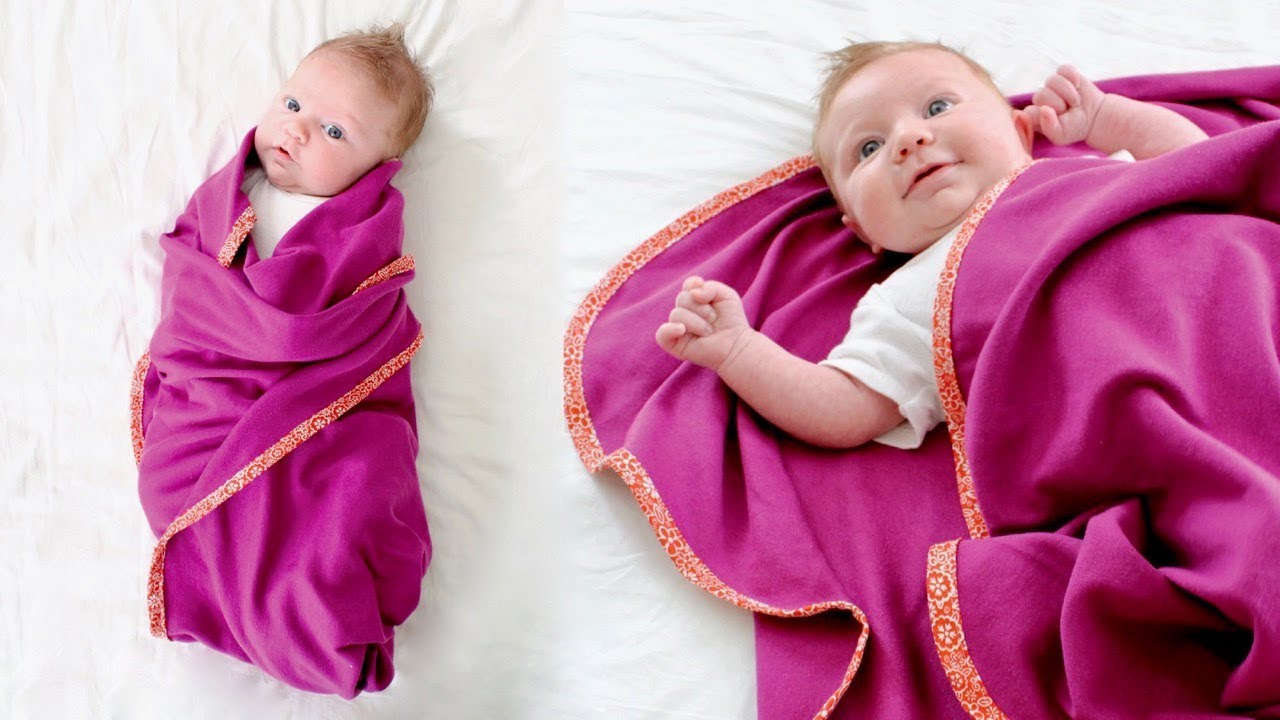 How to make a Baby Blanket &bull;&nbsp;quick + easy!