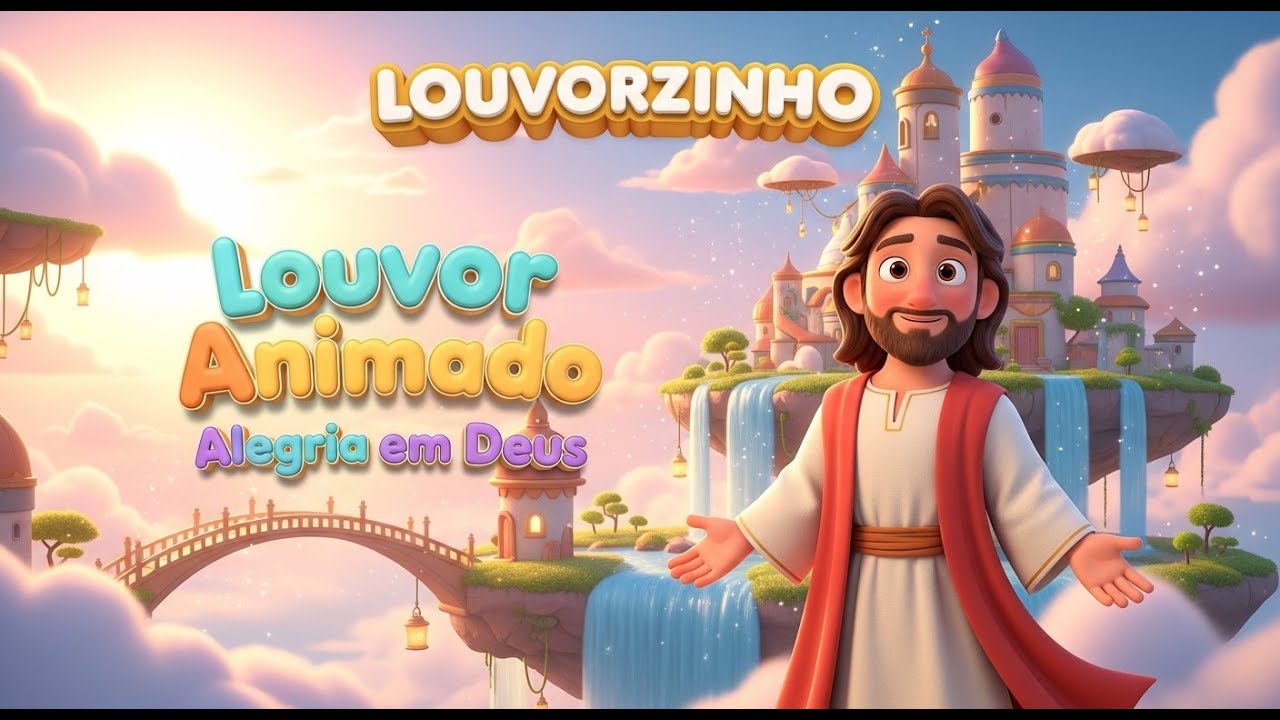 Louvor Animado  1 Hora de Alegria em Deus