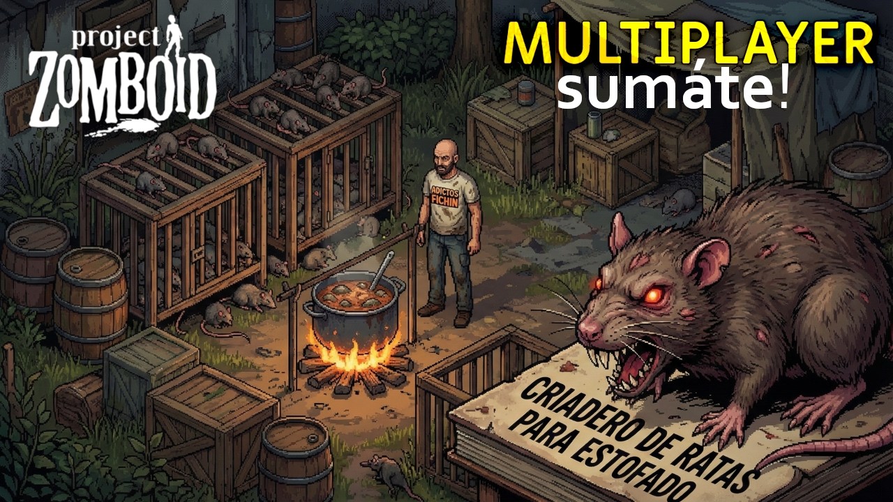 💥 Estofado de rata para pasar el invierno! | Project Zomboid Build 42.13.2 !discord #projectzomboid