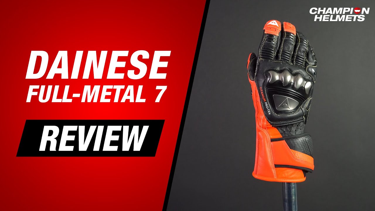 Обзор перчаток Dainese Full Metal 7 &mdash; ChampionHelmets.com