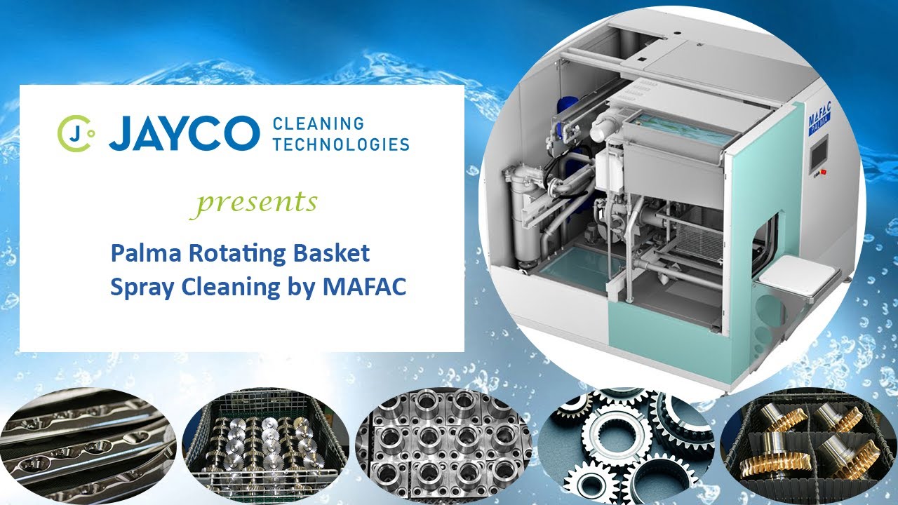 Rotary Basket Parts Washer | JAYCO MAFAC Palma