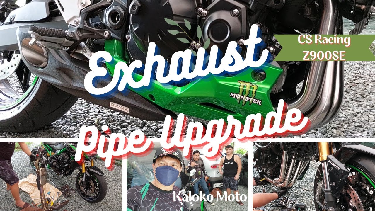 Z900SE Exhaust Pipe Upgrade / CS Racing