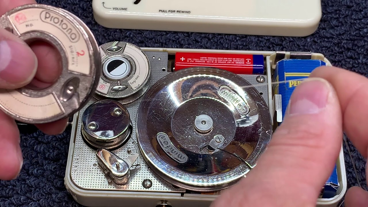 The Original 1950's Protona Spy Recorder: Protona P51 Minifon