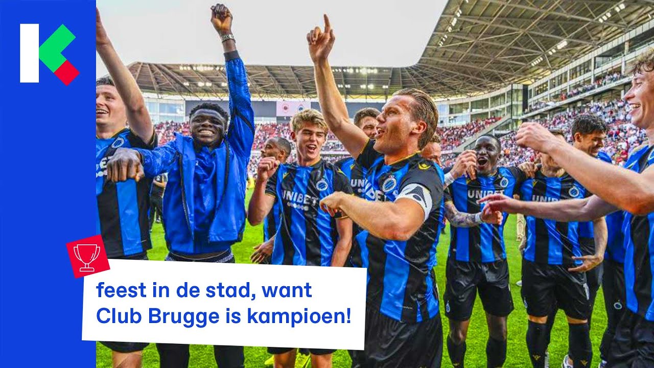 Club Brugge is voor de derde keer landskampioen