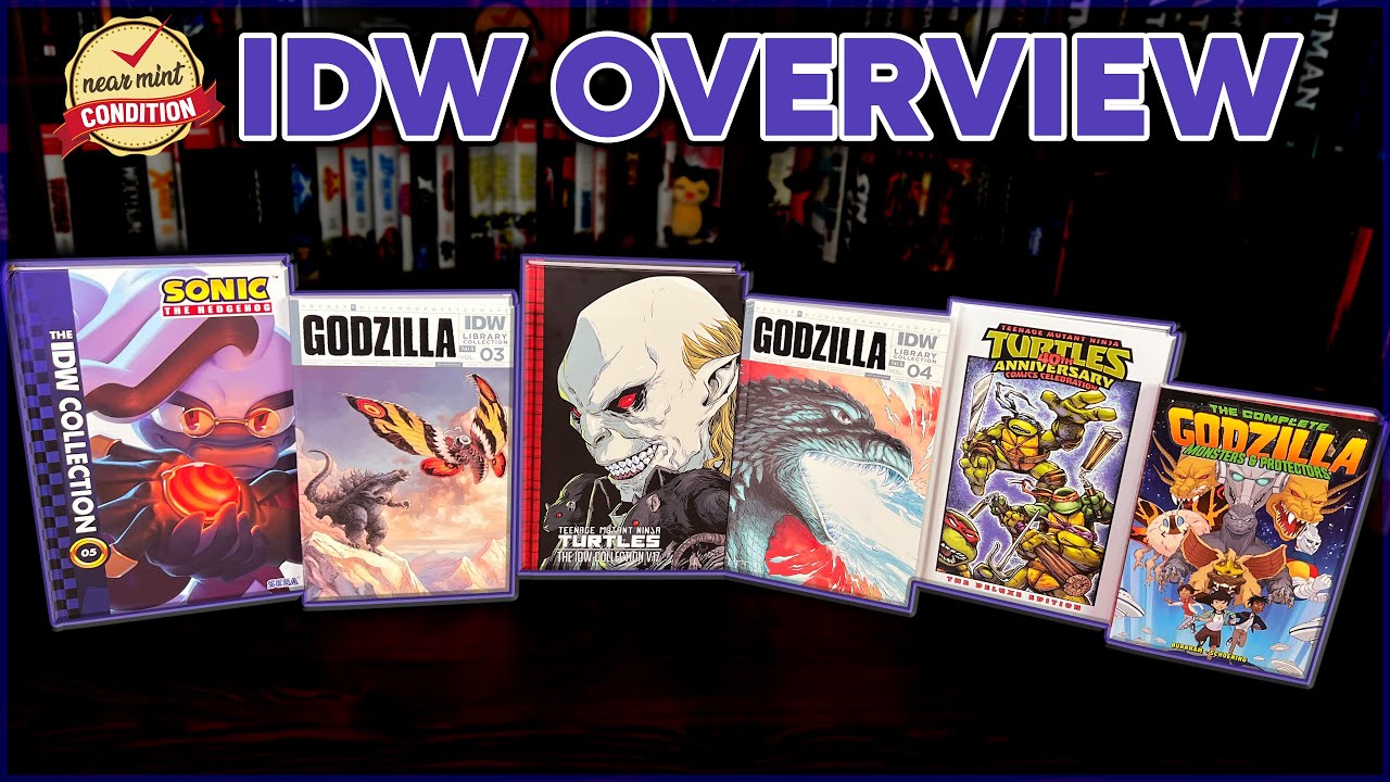 New IDW Books | Teenage Mutant Ninja Turtles: 40th Anniversary HC | Godzilla Library Collection