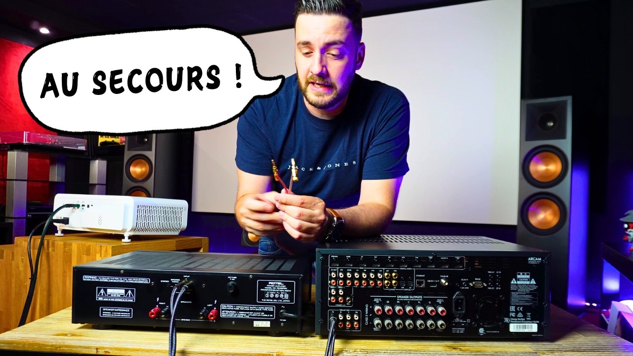 COMMENT BRANCHER UN AMPLI DE PUISSANCE.