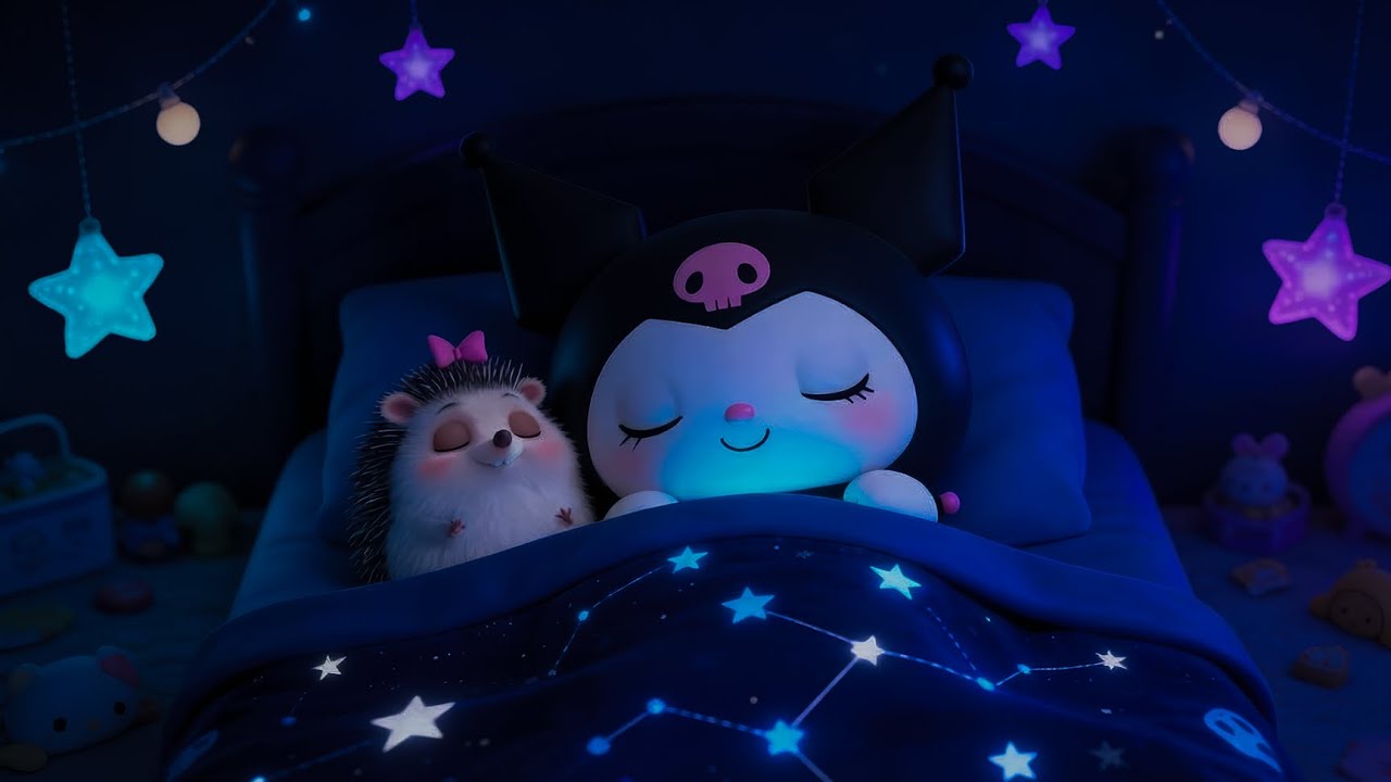 Kuromi Slips Into Sleep 🌙 Cozy Night Music for Deep, Sweet Dreams